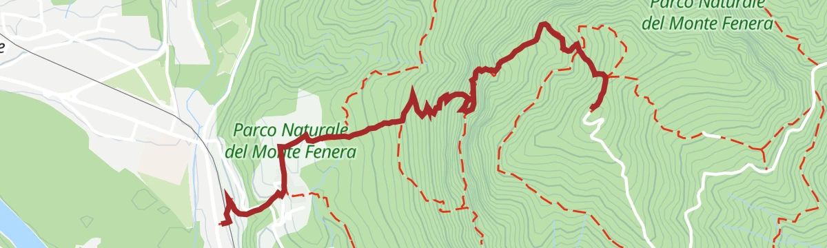 Route map: BORGOSESIA, fraz. Bettole
